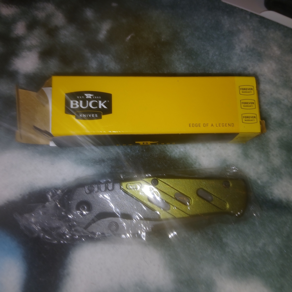 Green Folding Knife